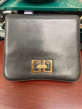 Salvatore Ferragamo Black Handbag Preloved